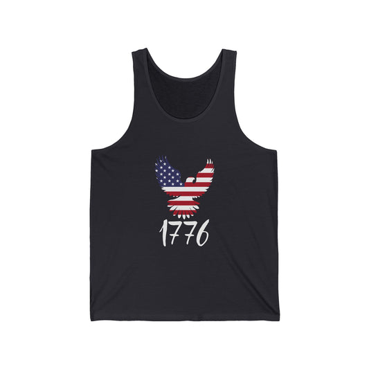 1776 Heritage Men's Tank Top | USA Bald Eagle Graphic