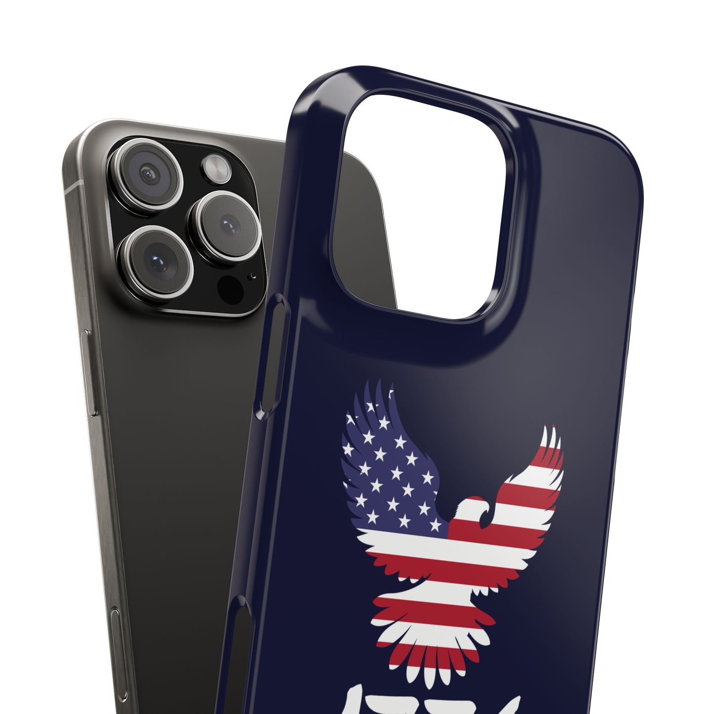 1776 Heritage Premium Slim Phone Case | USA Bald Eagle Graphic