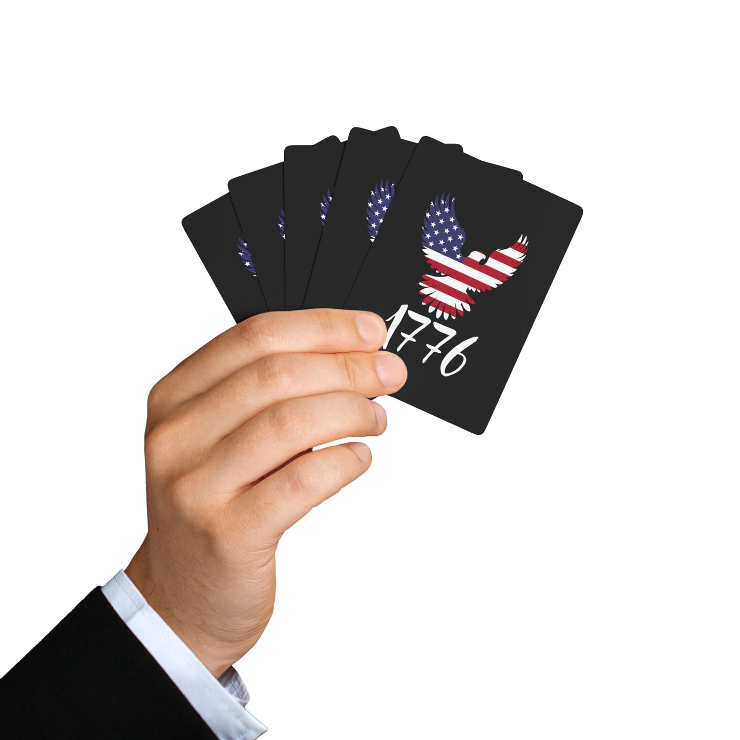 1776 Heritage Playing Cards | USA Bald Eagle Graphic