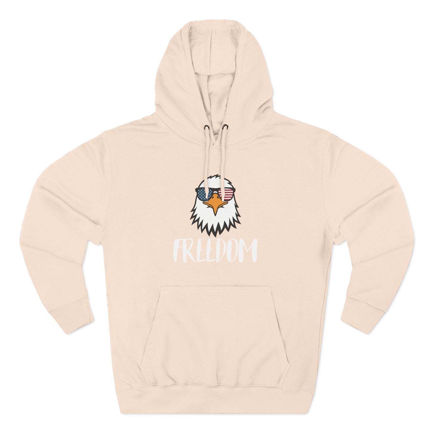 Freedom Eagle Aviator Premium Hoodie | USA Bald Eagle Graphic