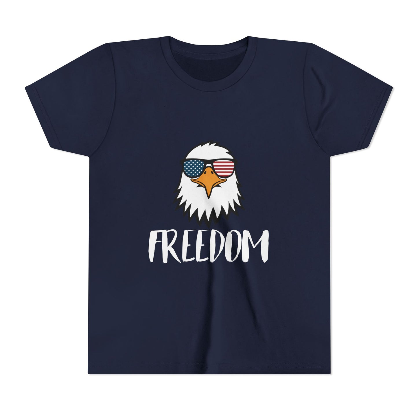 Freedom Eagle Aviator Youth T-Shirt | USA Bald Eagle Graphic Tee