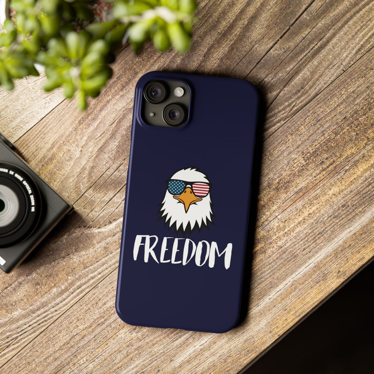 Freedom Eagle Aviator Premium Slim Phone Case | USA Bald Eagle Graphic