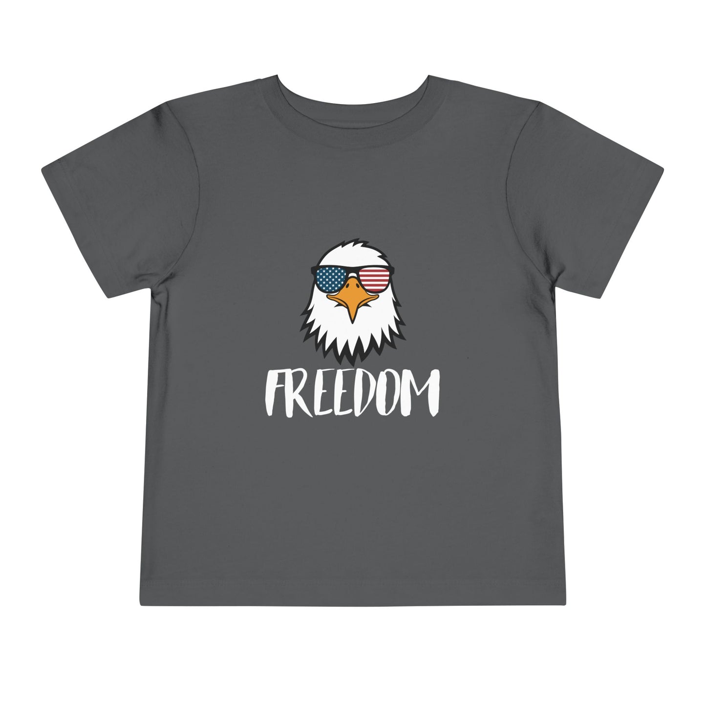 Freedom Eagle Aviator Toddler T-Shirt | USA Bald Eagle Graphic Tee