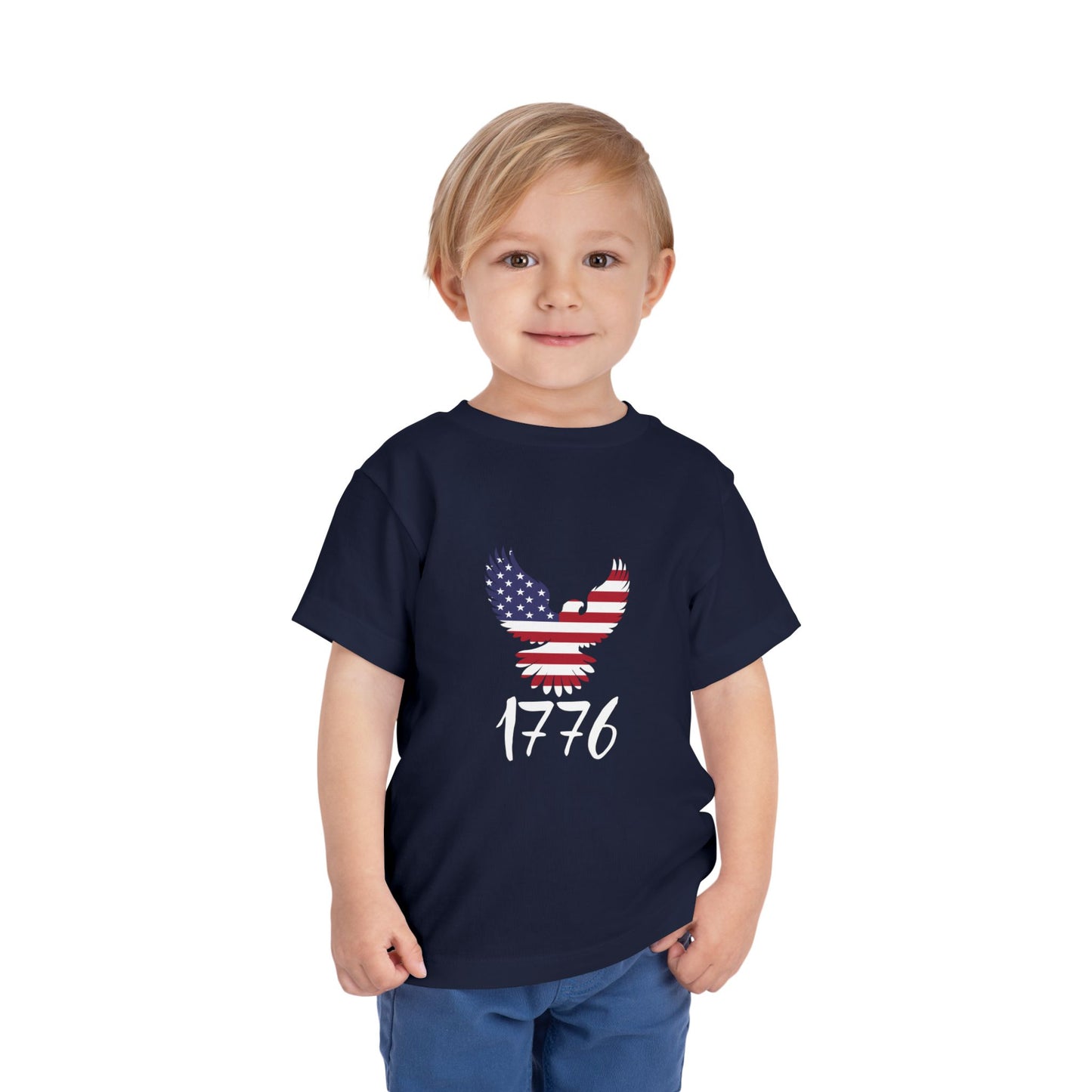 1776 Heritage Toddler T-Shirt | USA Bald Eagle Graphic Tee