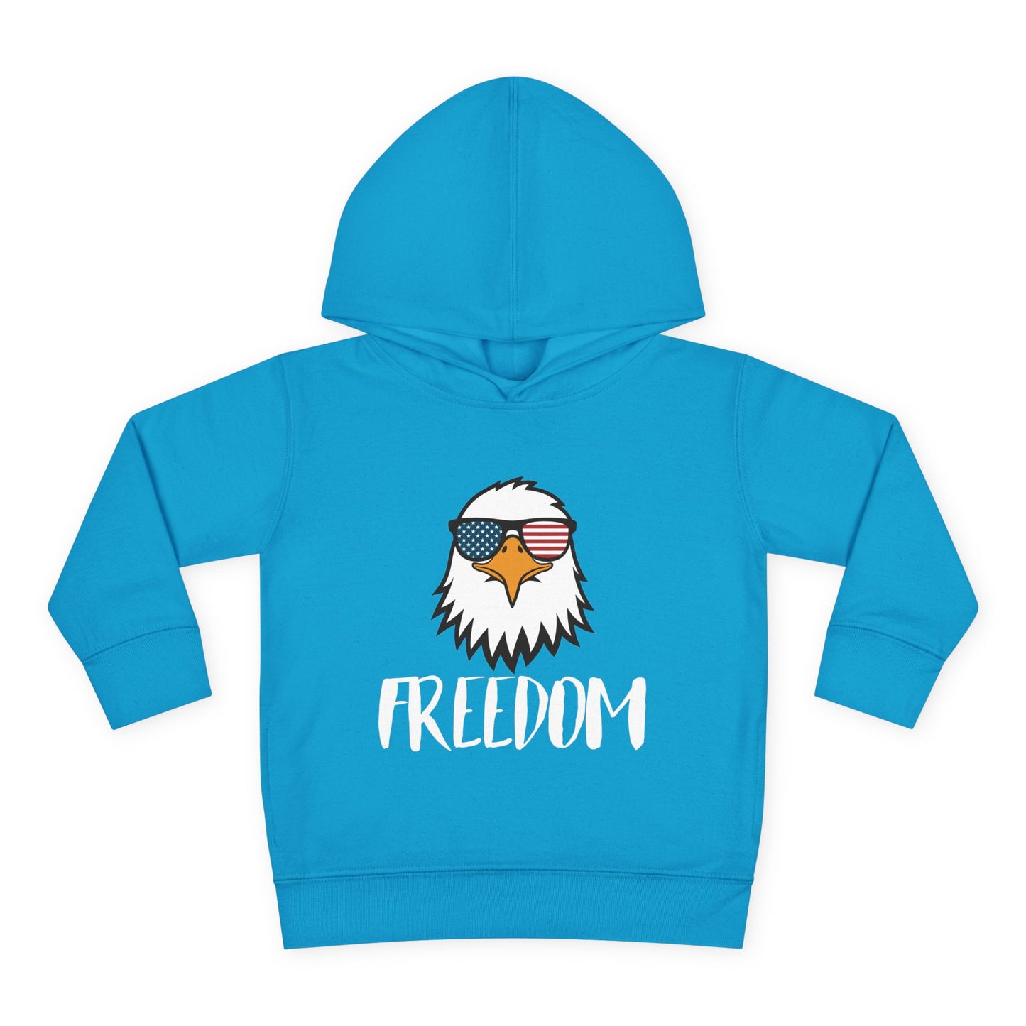 Freedom Eagle Aviator Toddler Hoodie | USA Bald Eagle Graphic