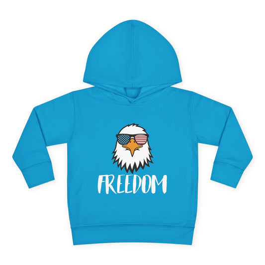 Freedom Eagle Aviator Toddler Hoodie | USA Bald Eagle Graphic