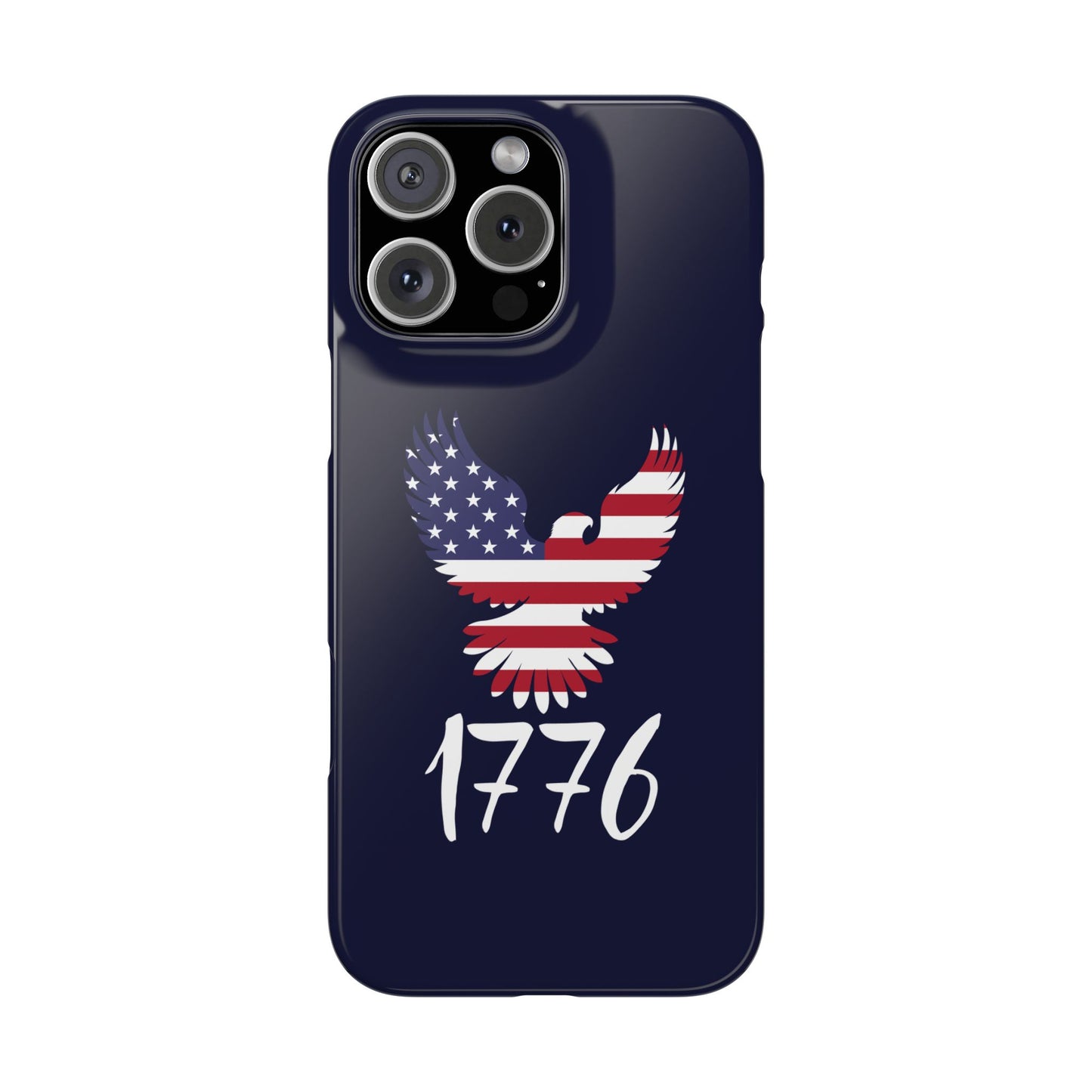1776 Heritage Premium Slim Phone Case | USA Bald Eagle Graphic
