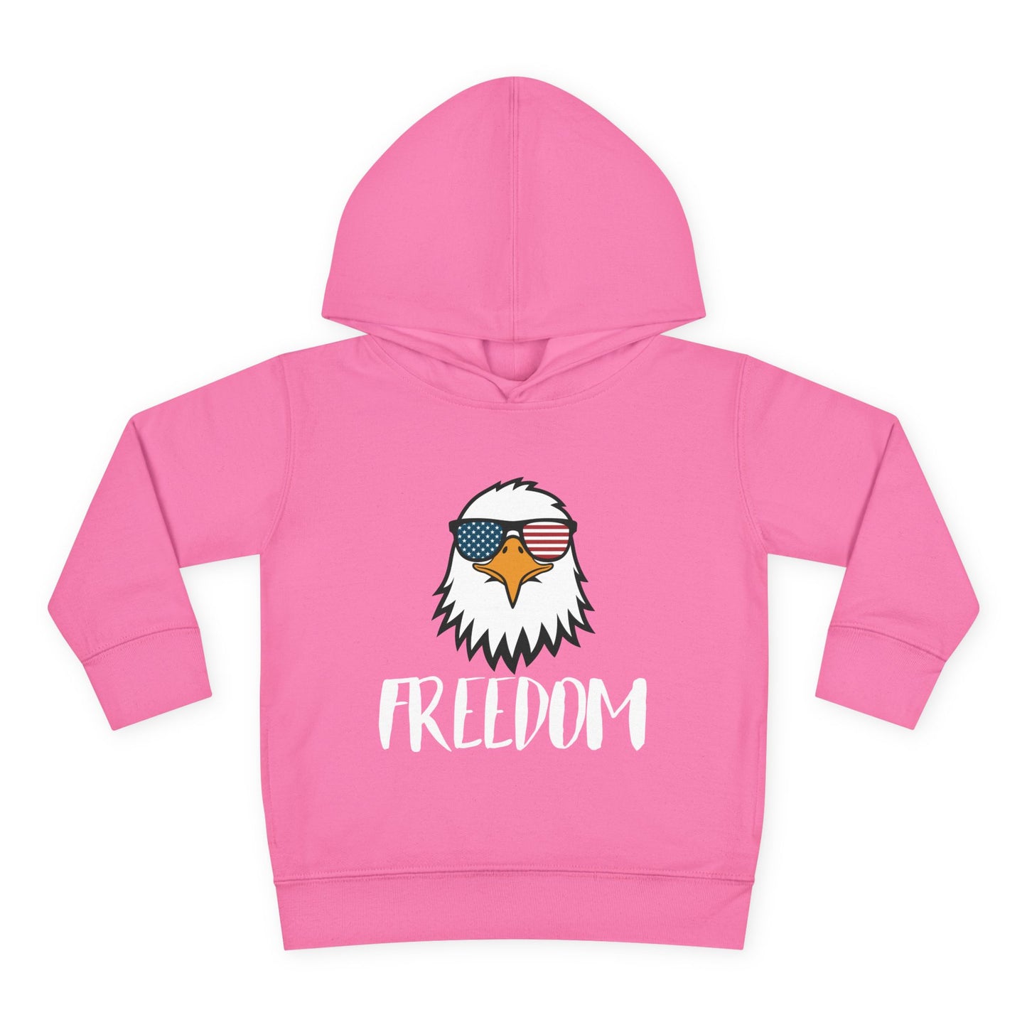 Freedom Eagle Aviator Toddler Hoodie | USA Bald Eagle Graphic
