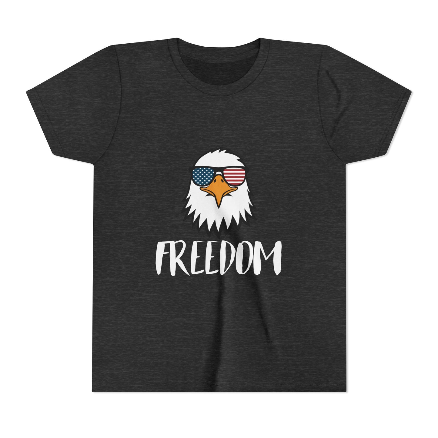 Freedom Eagle Aviator Youth T-Shirt | USA Bald Eagle Graphic Tee