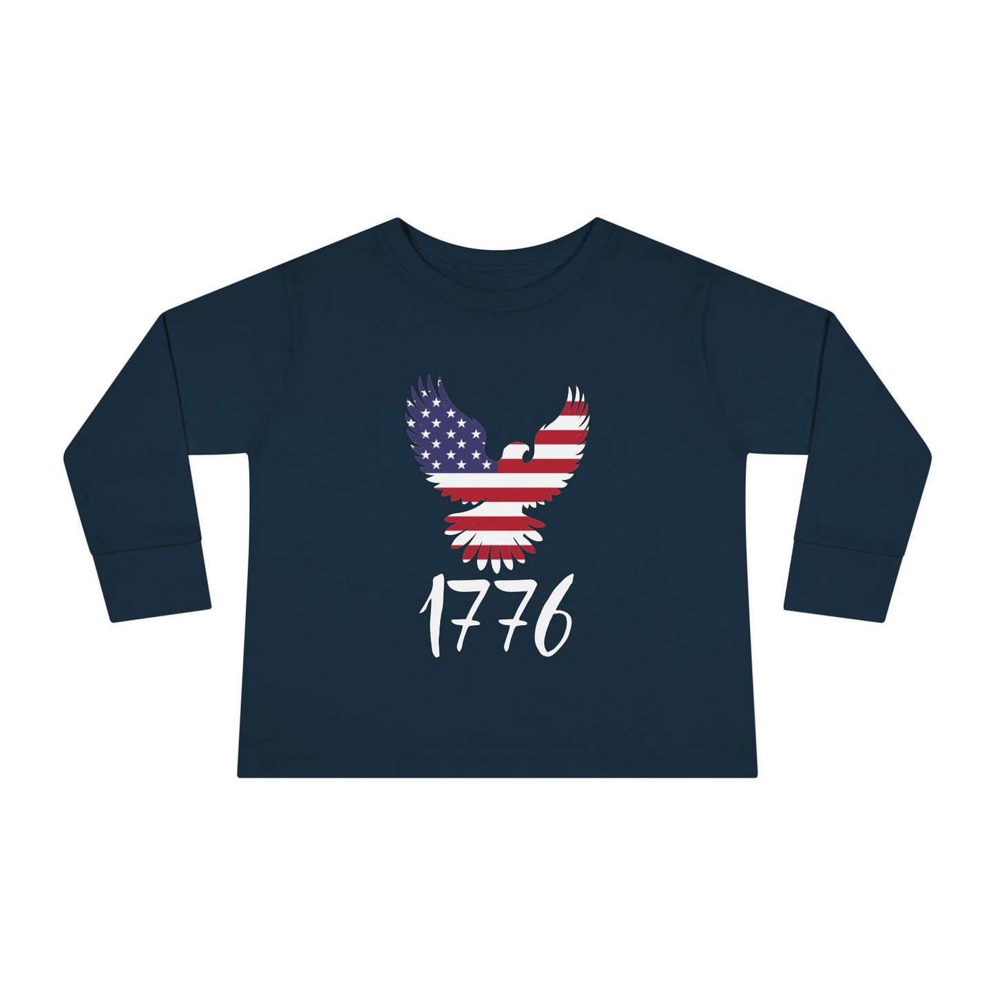 Premium Toddler Long Sleeve Tee - 1776 Heritage | Patriotic American Eagle