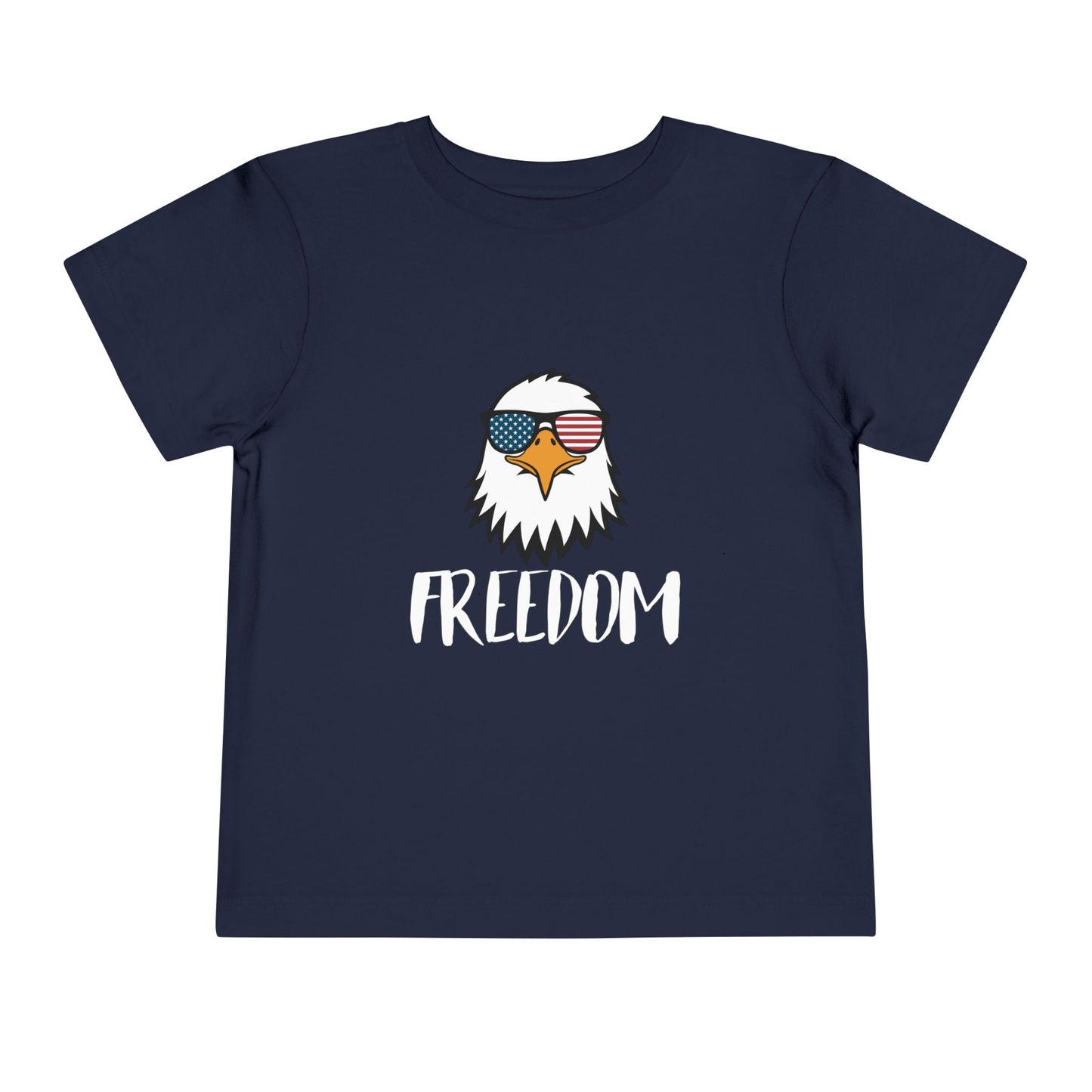Freedom Eagle Aviator Toddler T-Shirt | USA Bald Eagle Graphic Tee