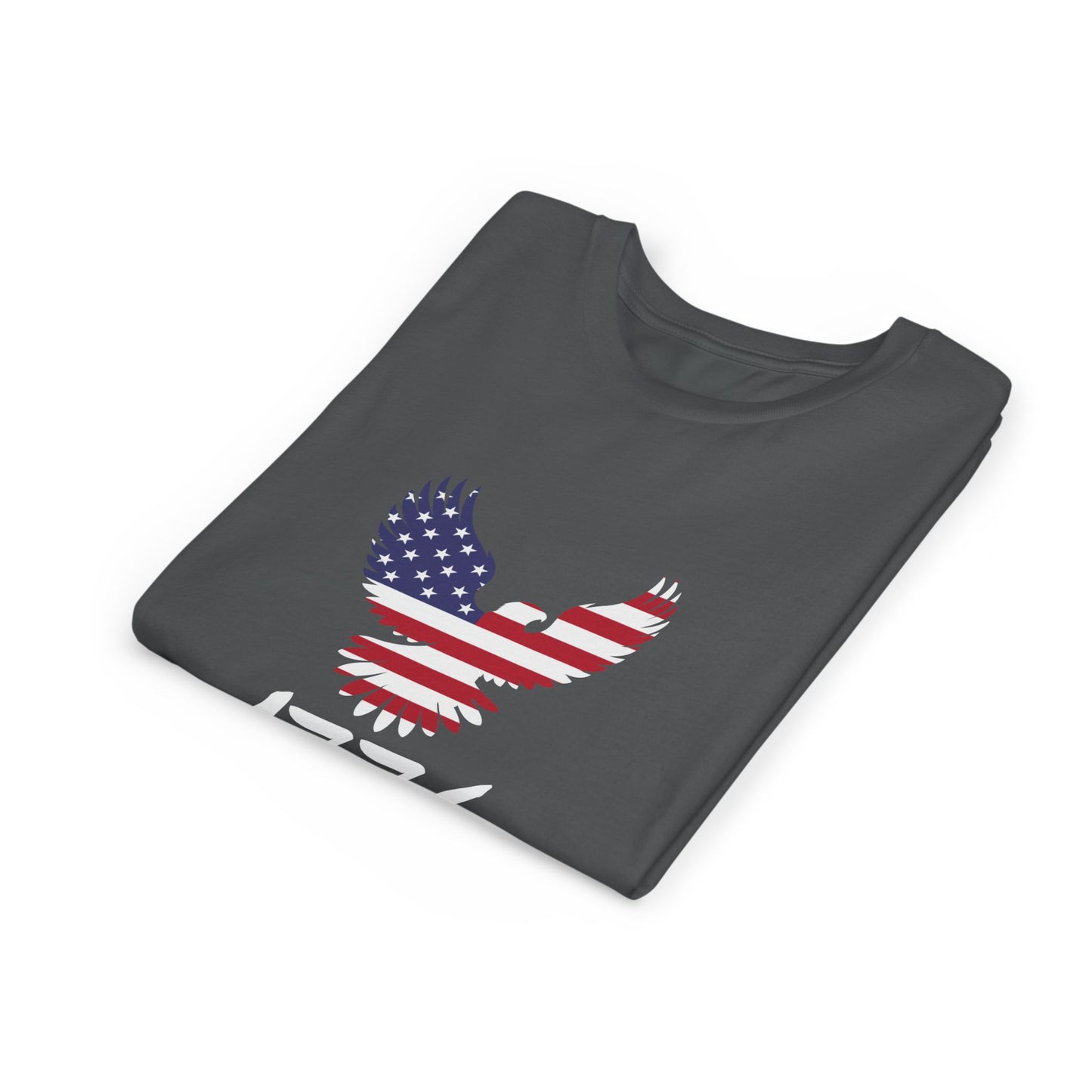 1776 Heritage Youth T-Shirt | USA Bald Eagle Graphic Tee