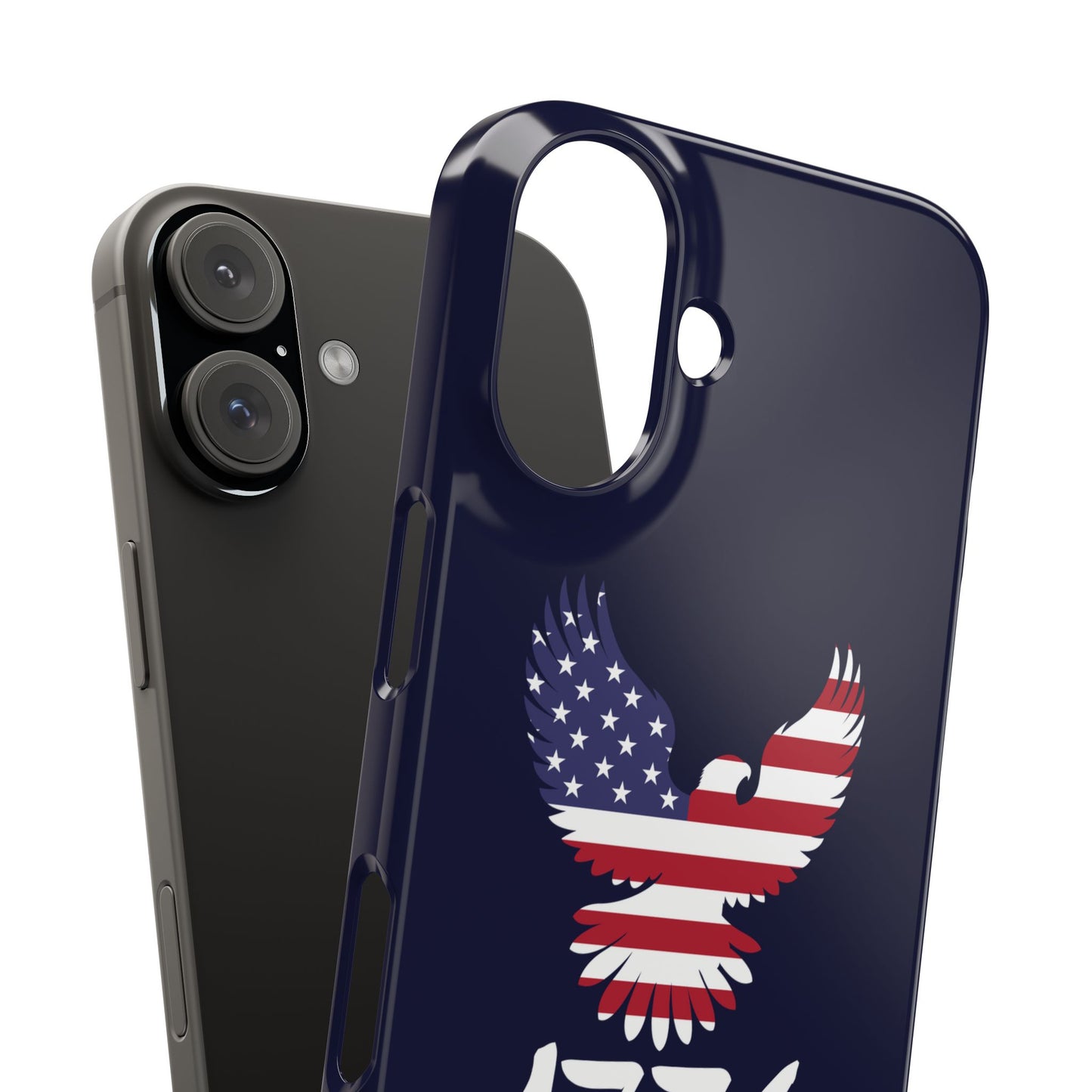 1776 Heritage Premium Slim Phone Case | USA Bald Eagle Graphic