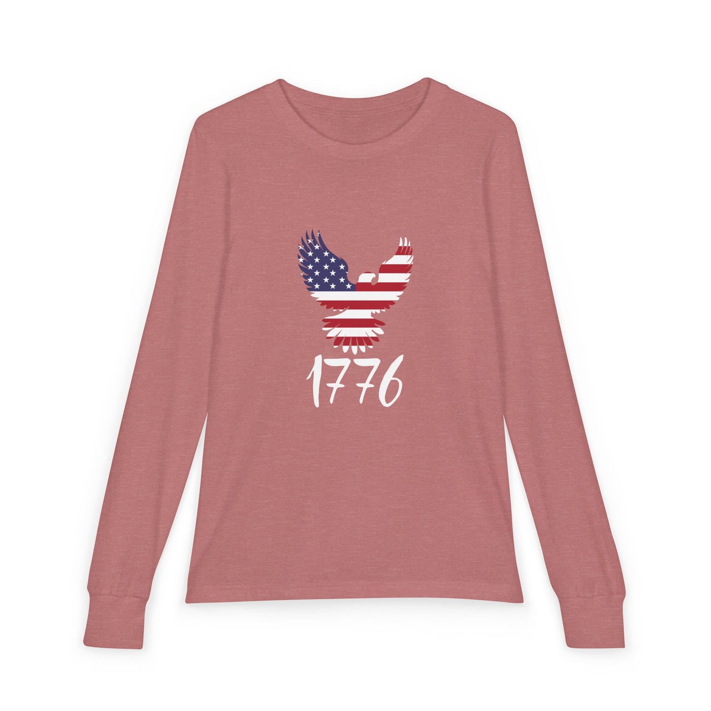 Premium Youth Long Sleeve Tee - 1776 Heritage | Patriotic American Eagle