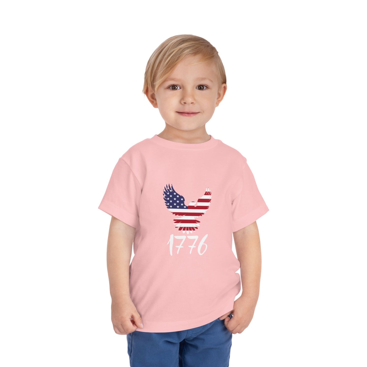 1776 Heritage Toddler T-Shirt | USA Bald Eagle Graphic Tee