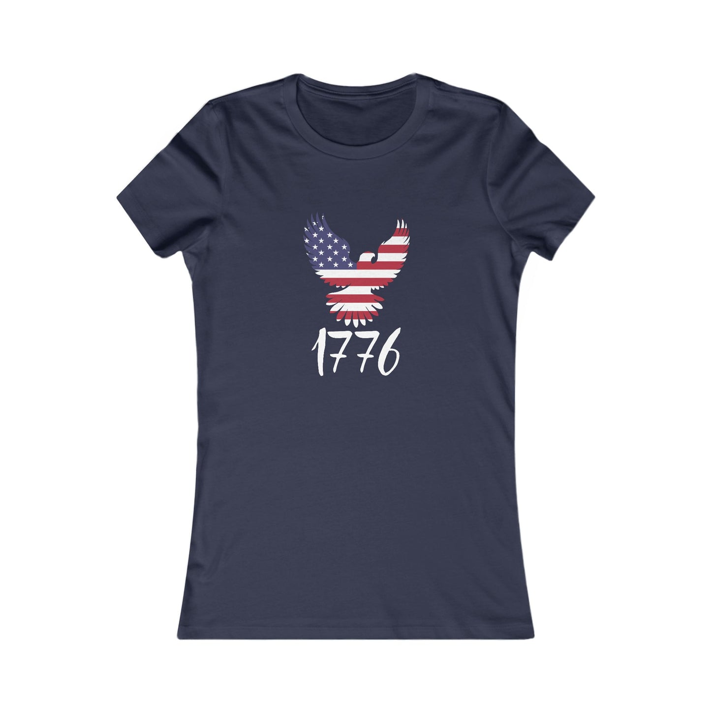 1776 Heritage Women's Favorite Tee | USA Bald Eagle Graphic