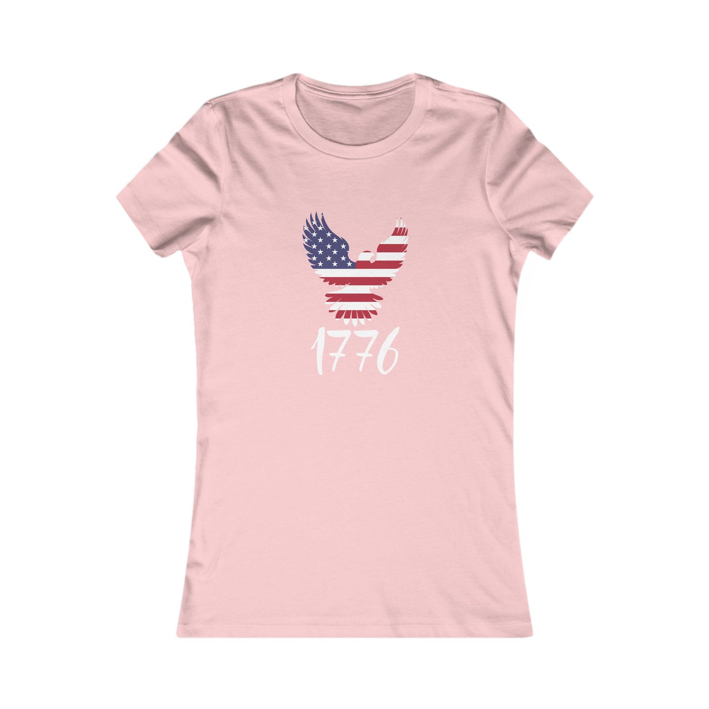 1776 Heritage Women's Favorite Tee | USA Bald Eagle Graphic