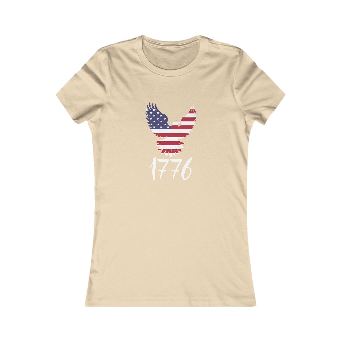 1776 Heritage Women's Favorite Tee | USA Bald Eagle Graphic