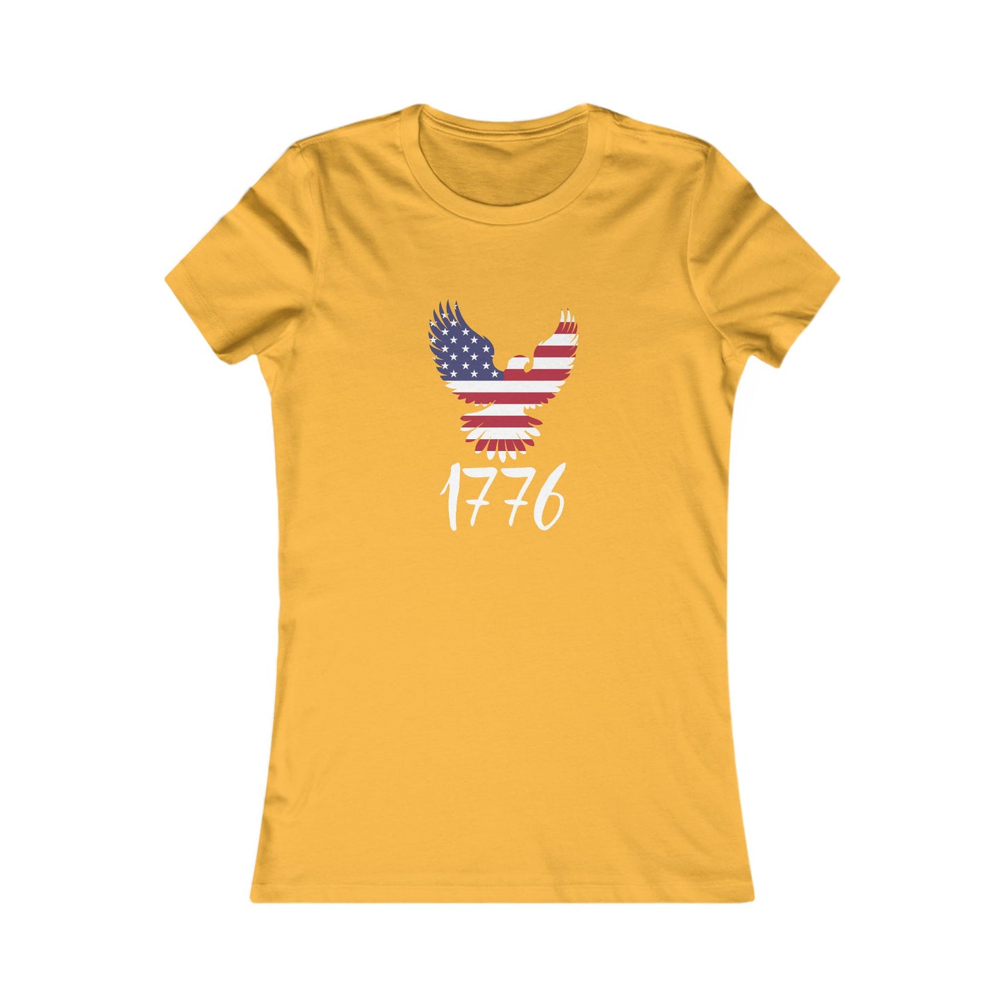 1776 Heritage Women's Favorite Tee | USA Bald Eagle Graphic