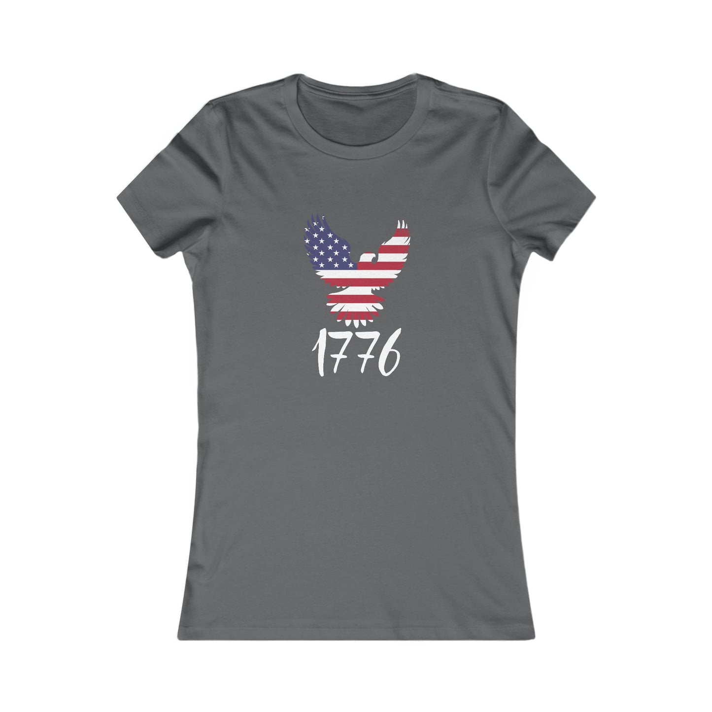 1776 Heritage Women's Favorite Tee | USA Bald Eagle Graphic