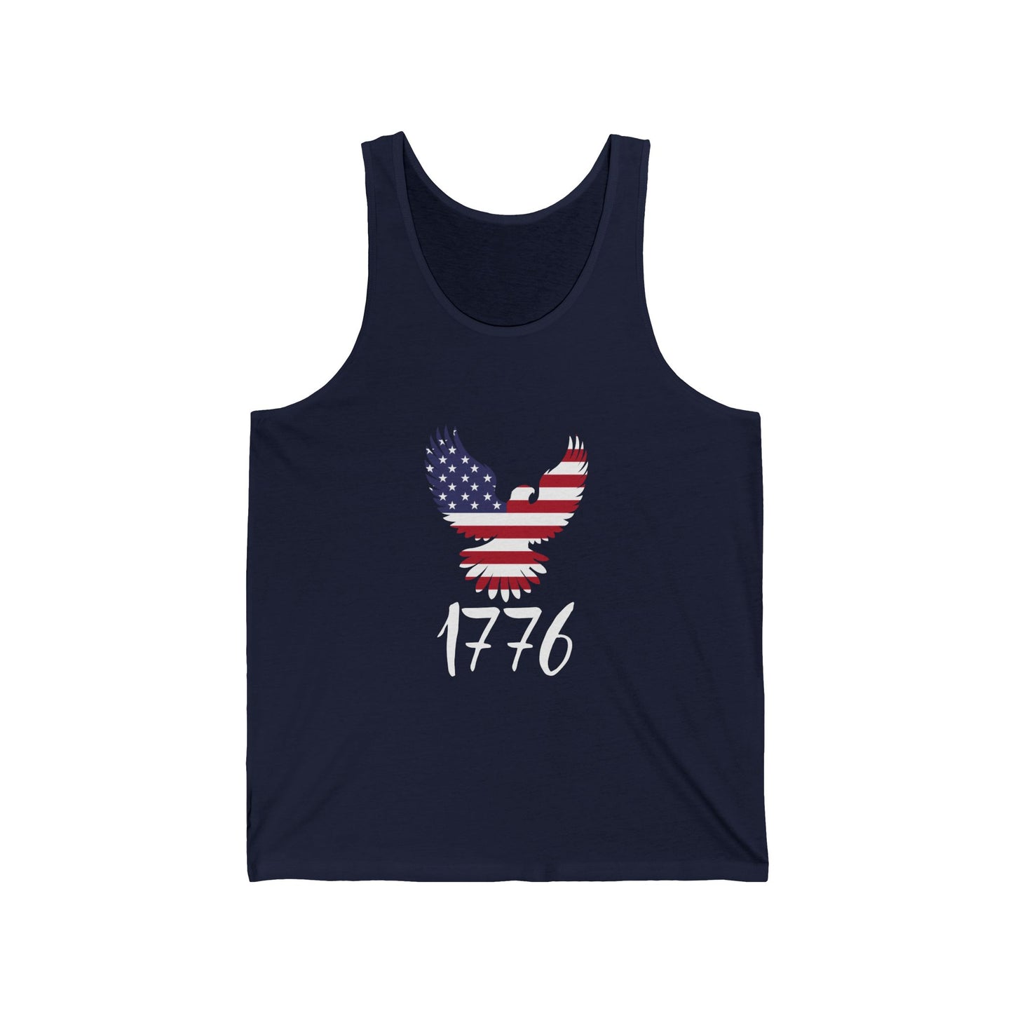 1776 Heritage Men's Tank Top | USA Bald Eagle Graphic