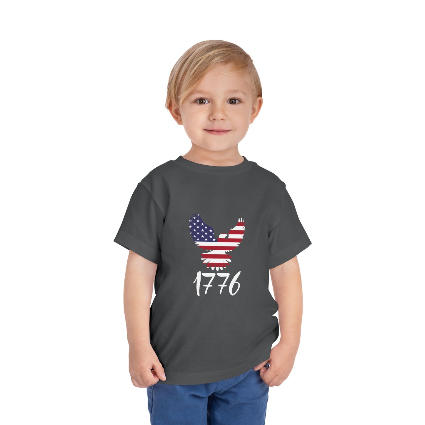 1776 Heritage Toddler T-Shirt | USA Bald Eagle Graphic Tee