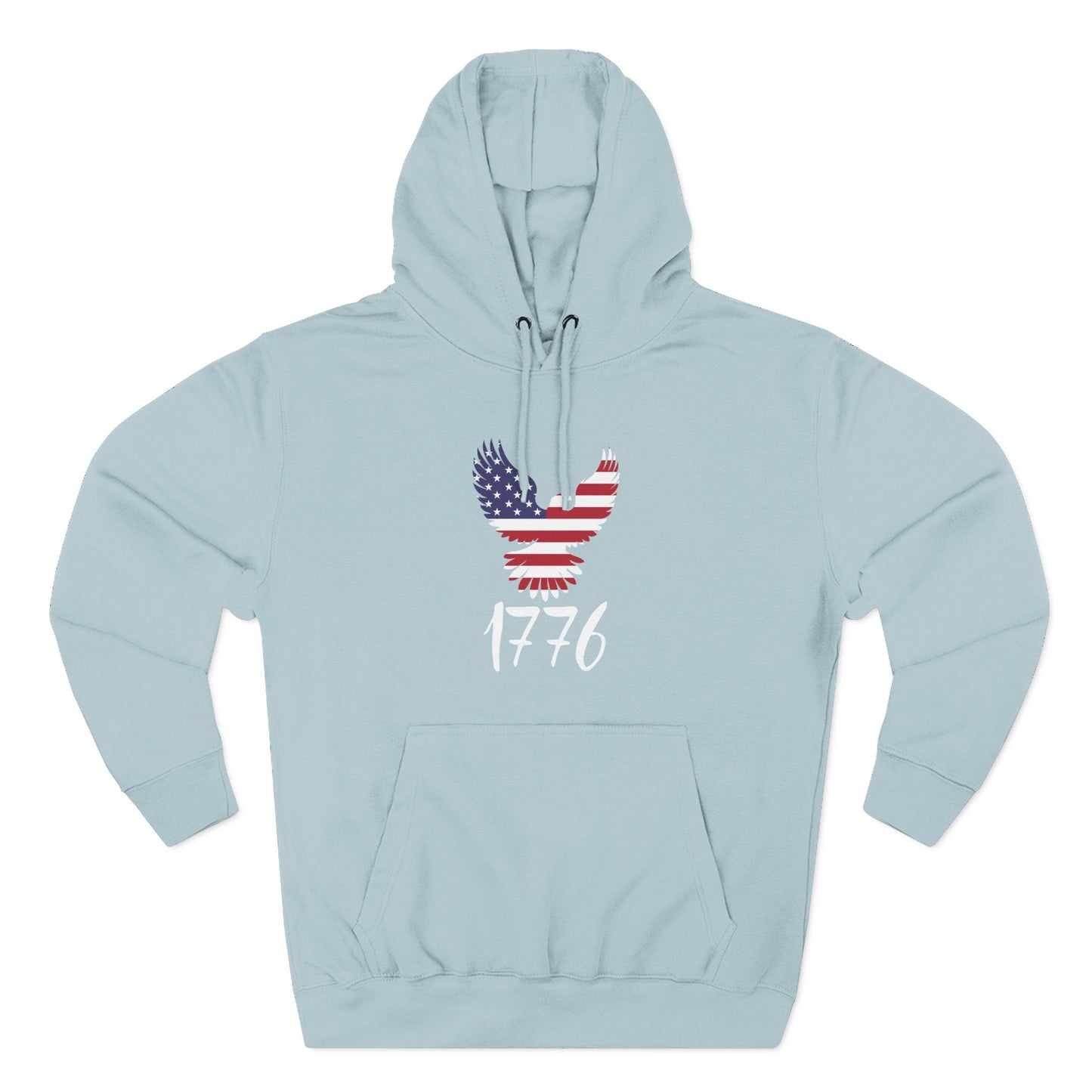 1776 Heritage Premium Hoodie | USA Bald Eagle Graphic Sweatshirt