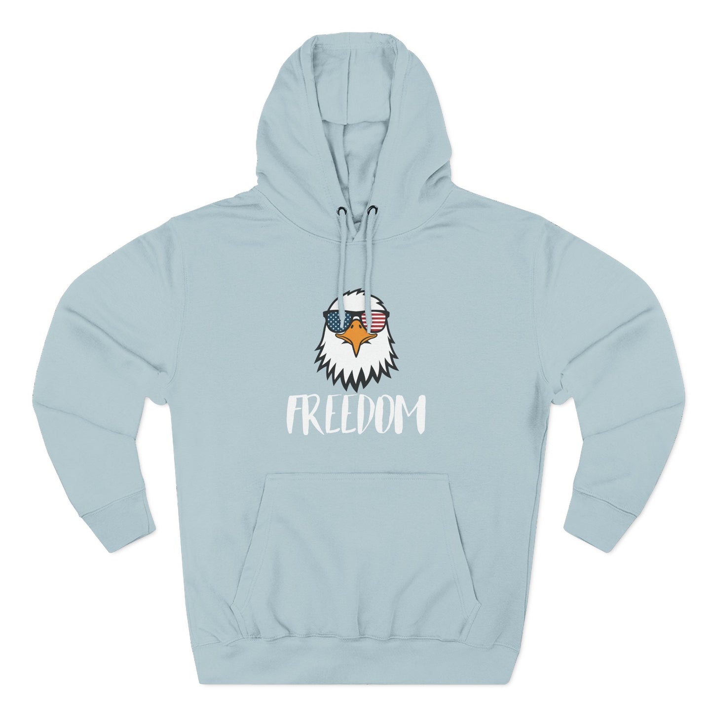 Freedom Eagle Aviator Premium Hoodie | USA Bald Eagle Graphic