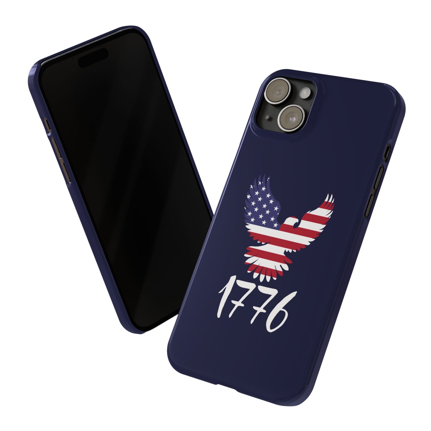 1776 Heritage Premium Slim Phone Case | USA Bald Eagle Graphic