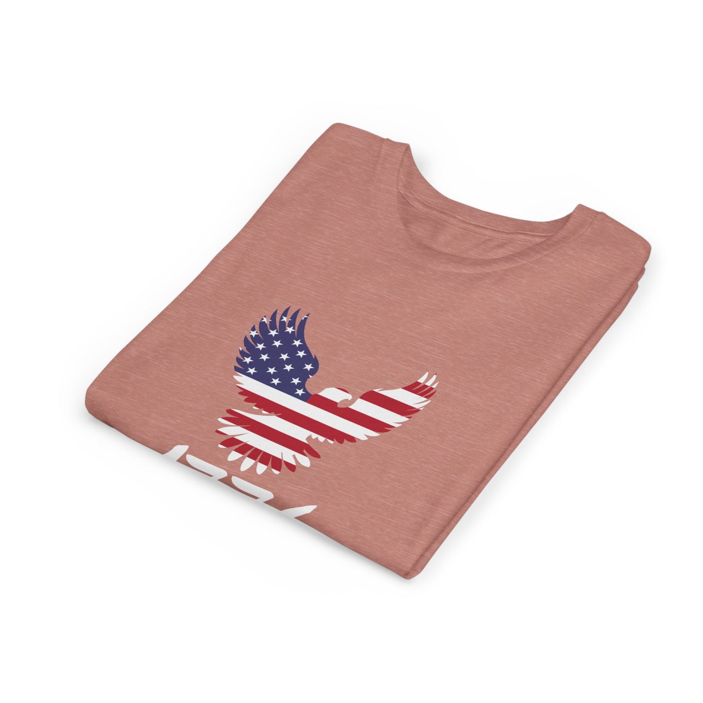 1776 Heritage Youth T-Shirt | USA Bald Eagle Graphic Tee