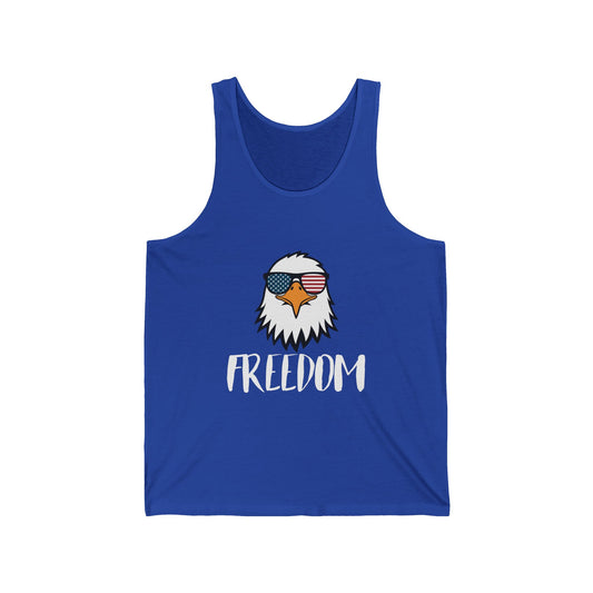 Freedom Eagle Aviator Men's Tank Top | USA Bald Eagle Graphic