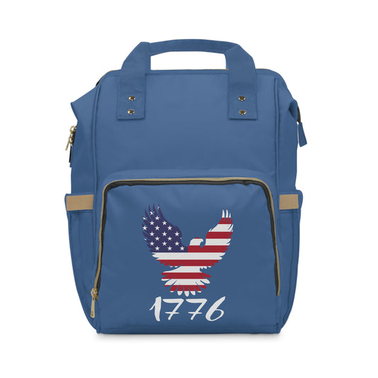 1776 Heritage Multifunctional Diaper Backpack | USA Bald Eagle Graphic