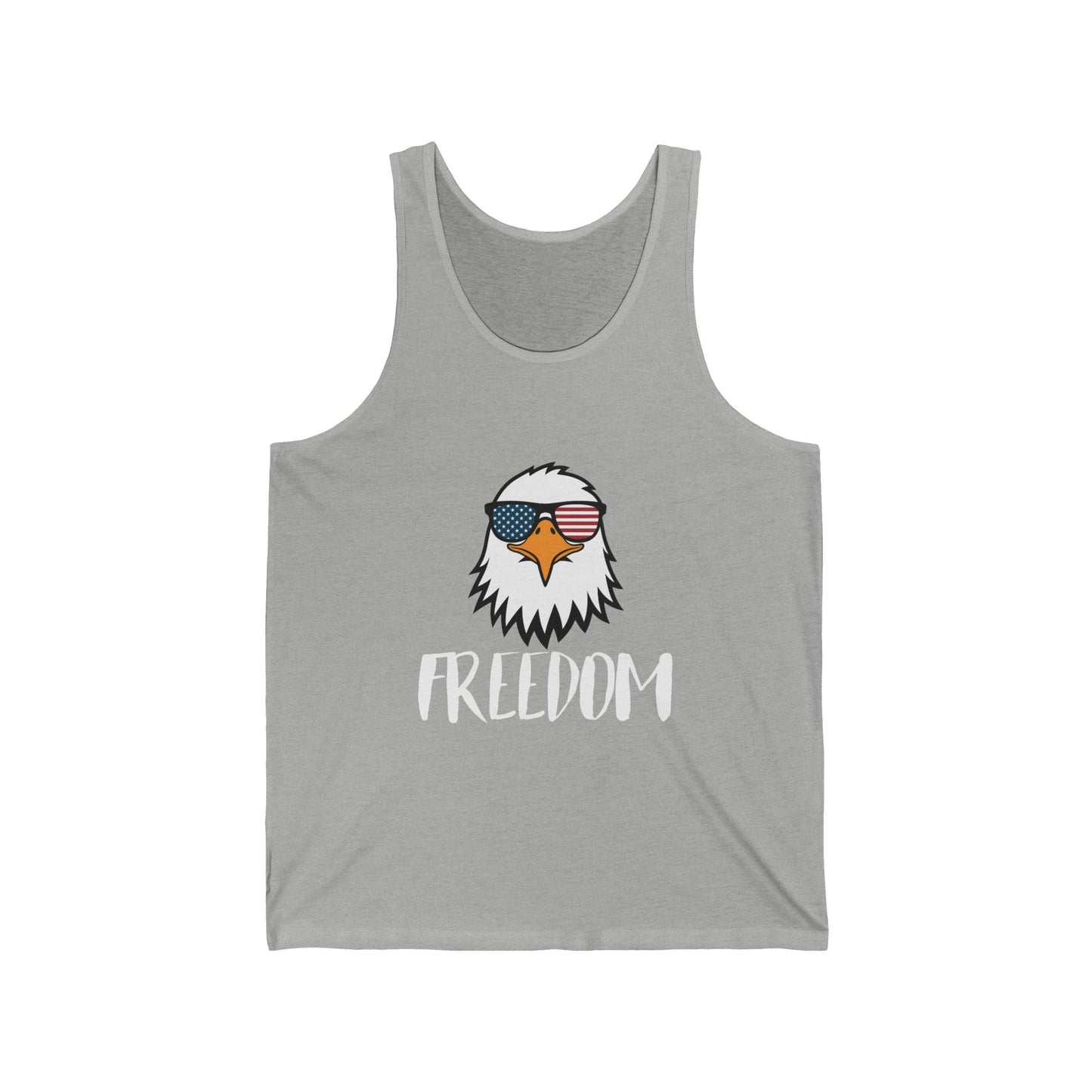 Freedom Eagle Aviator Men's Tank Top | USA Bald Eagle Graphic
