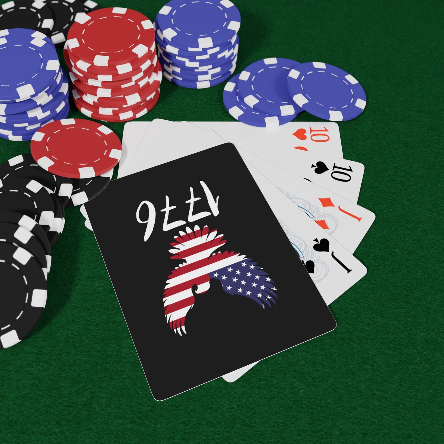 1776 Heritage Playing Cards | USA Bald Eagle Graphic