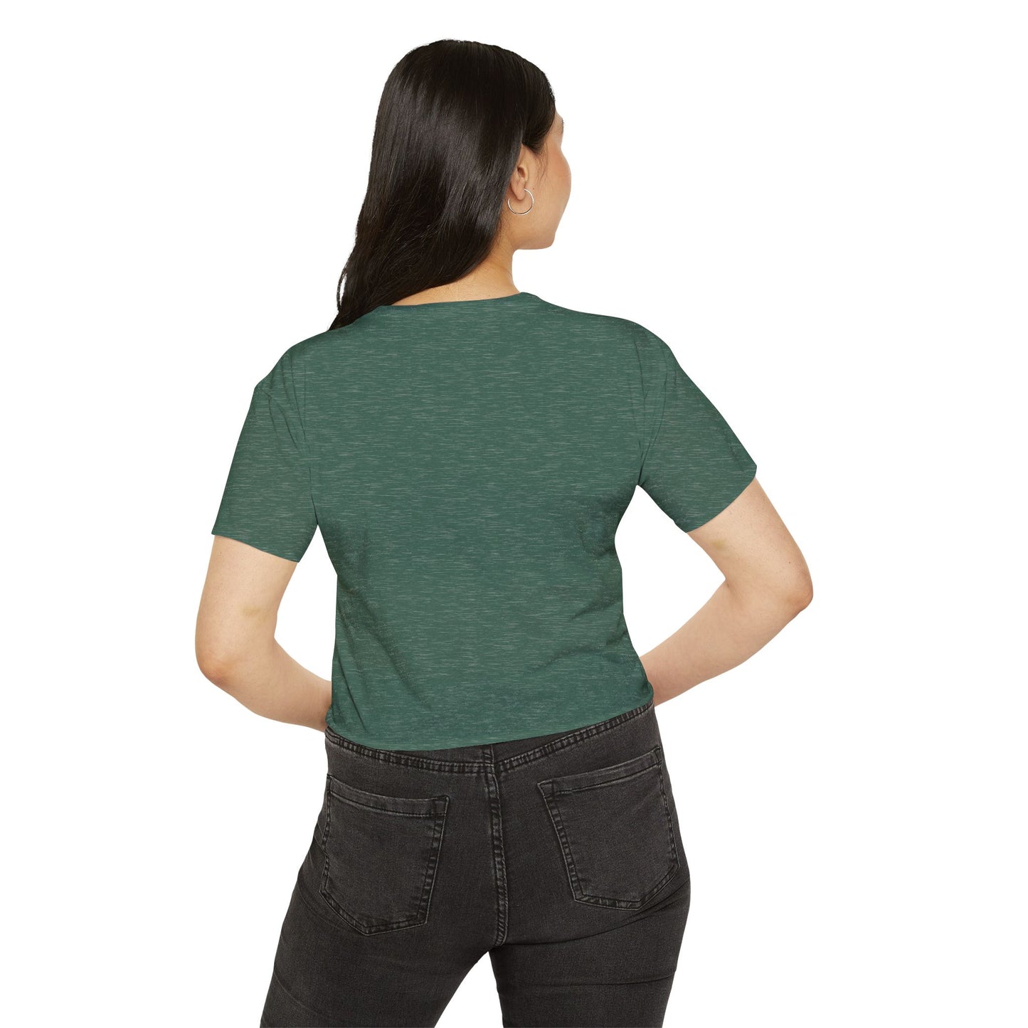 Freedom Eagle Aviator Women's Festival Crop Top | USA Bald Eagle Graphic