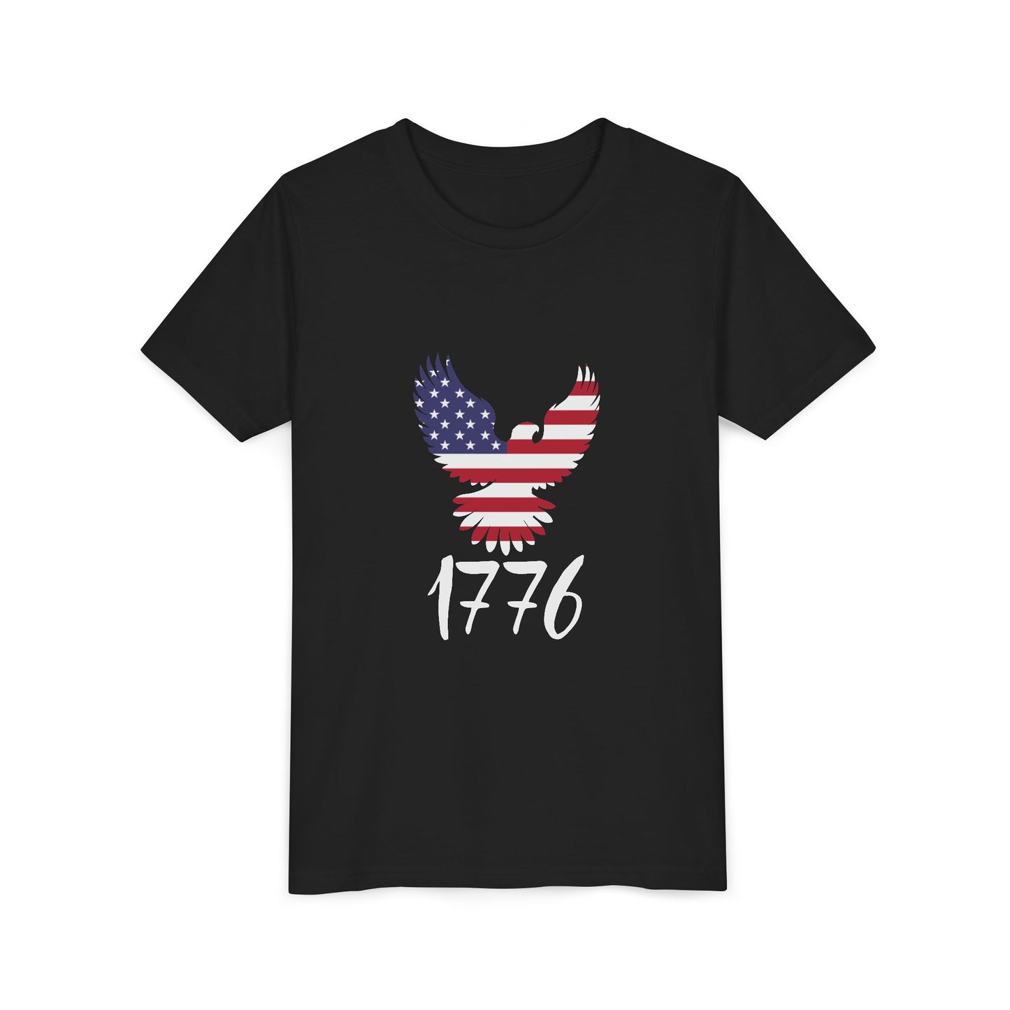1776 Heritage Youth T-Shirt | USA Bald Eagle Graphic Tee