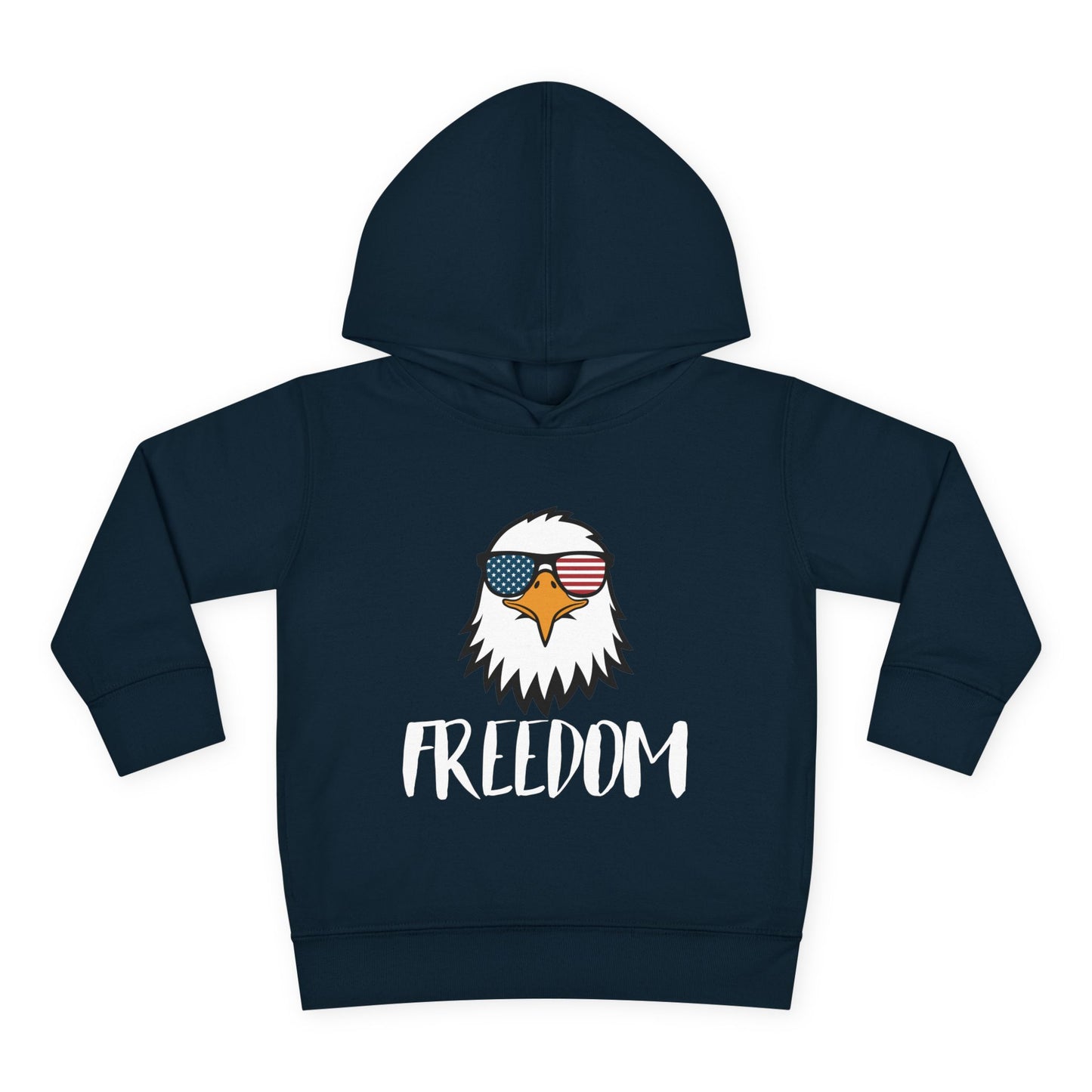 Freedom Eagle Aviator Toddler Hoodie | USA Bald Eagle Graphic