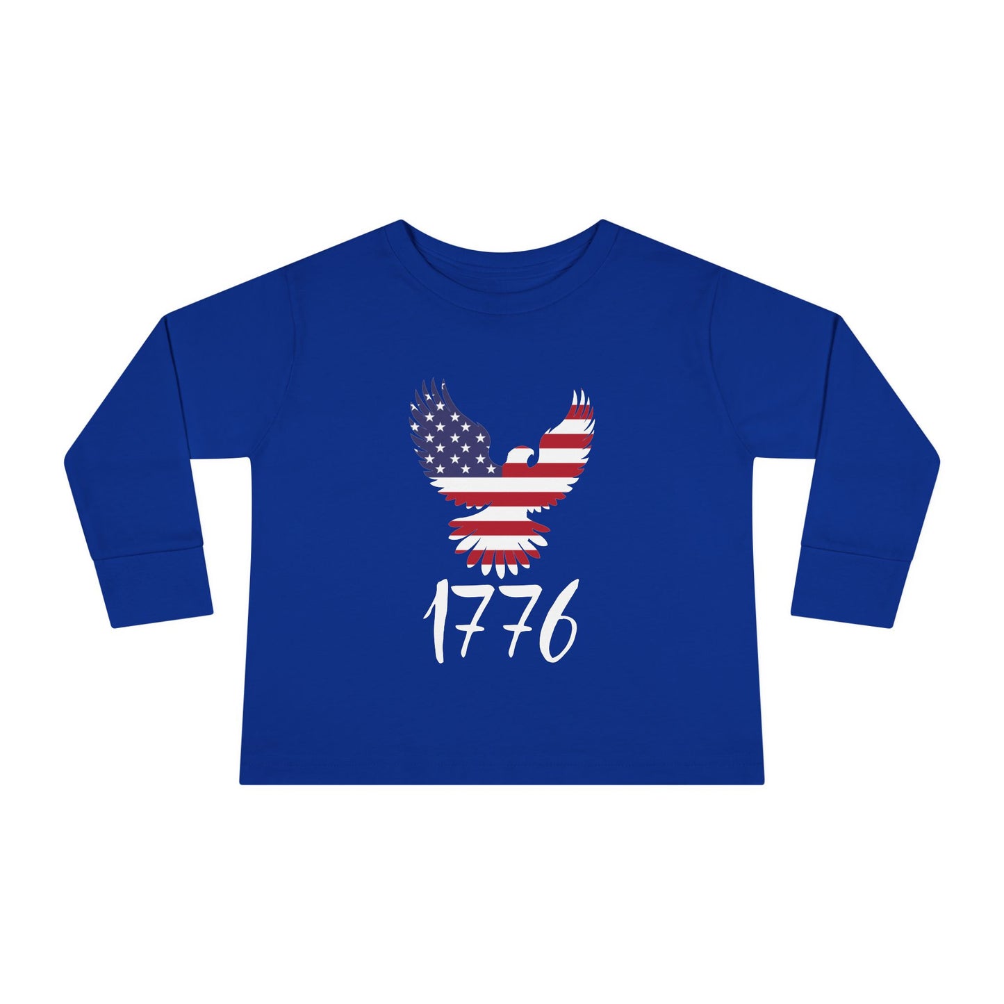 Premium Toddler Long Sleeve Tee - 1776 Heritage | Patriotic American Eagle