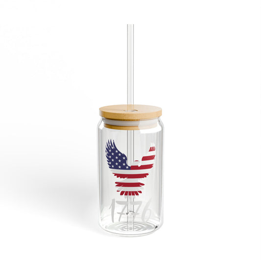 Premium Sipper Glass - 1776 Heritage | Patriotic Drinkware