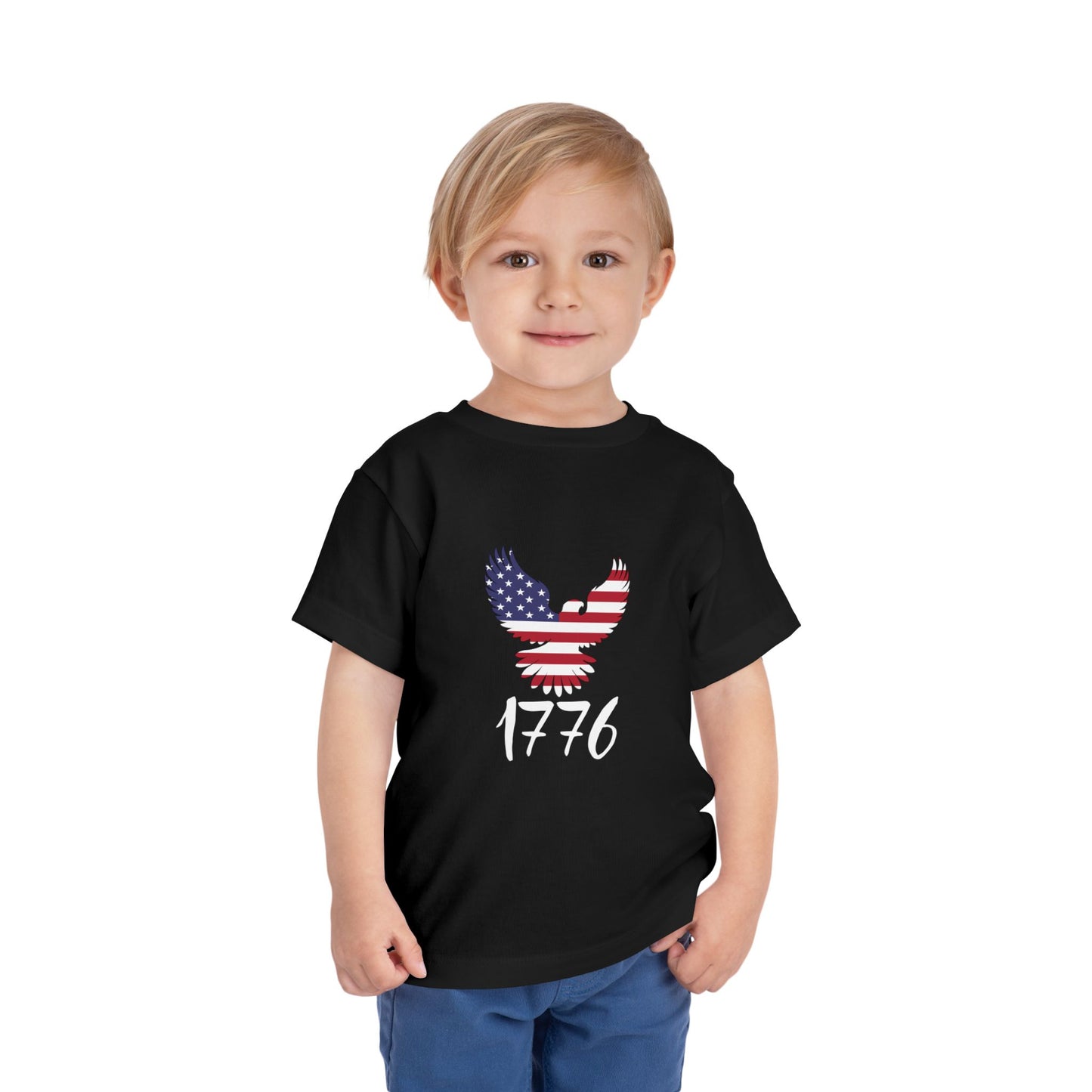 1776 Heritage Toddler T-Shirt | USA Bald Eagle Graphic Tee