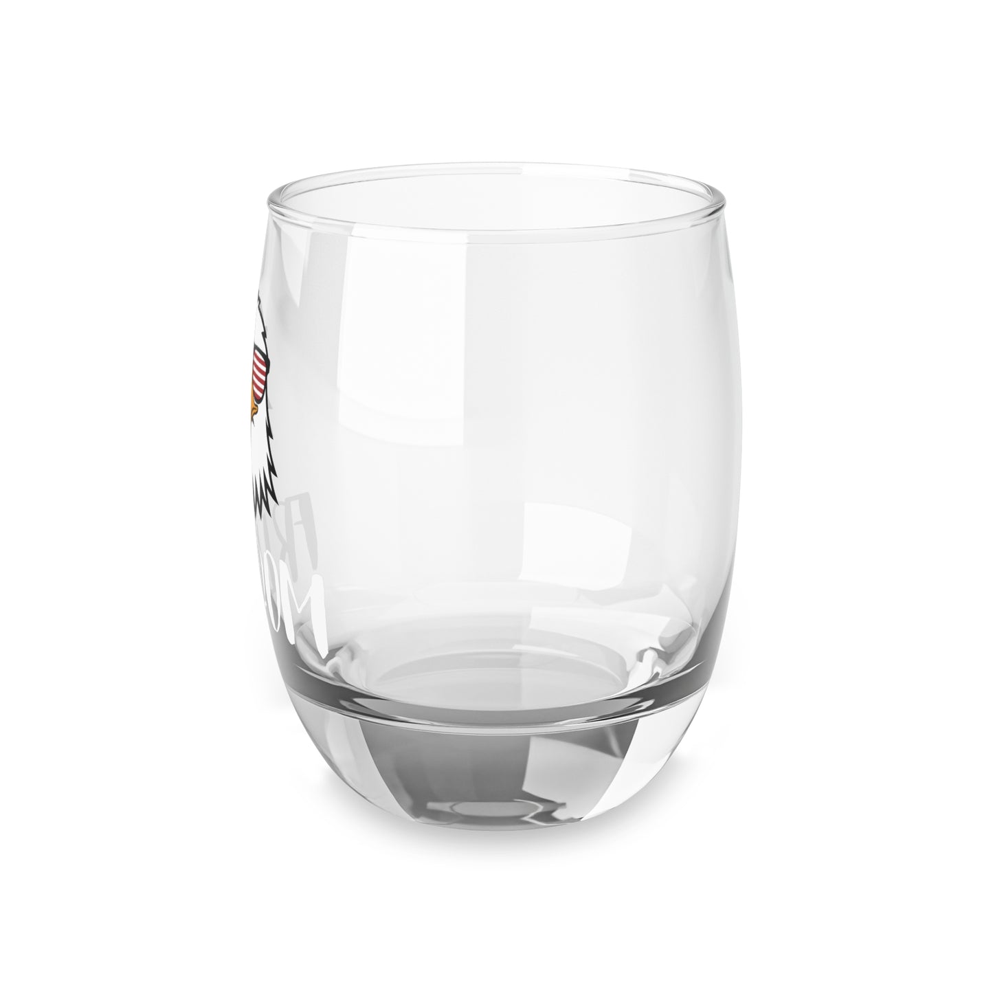 Premium Whiskey Glass - Freedom Eagle Aviator | Patriotic Drinkware