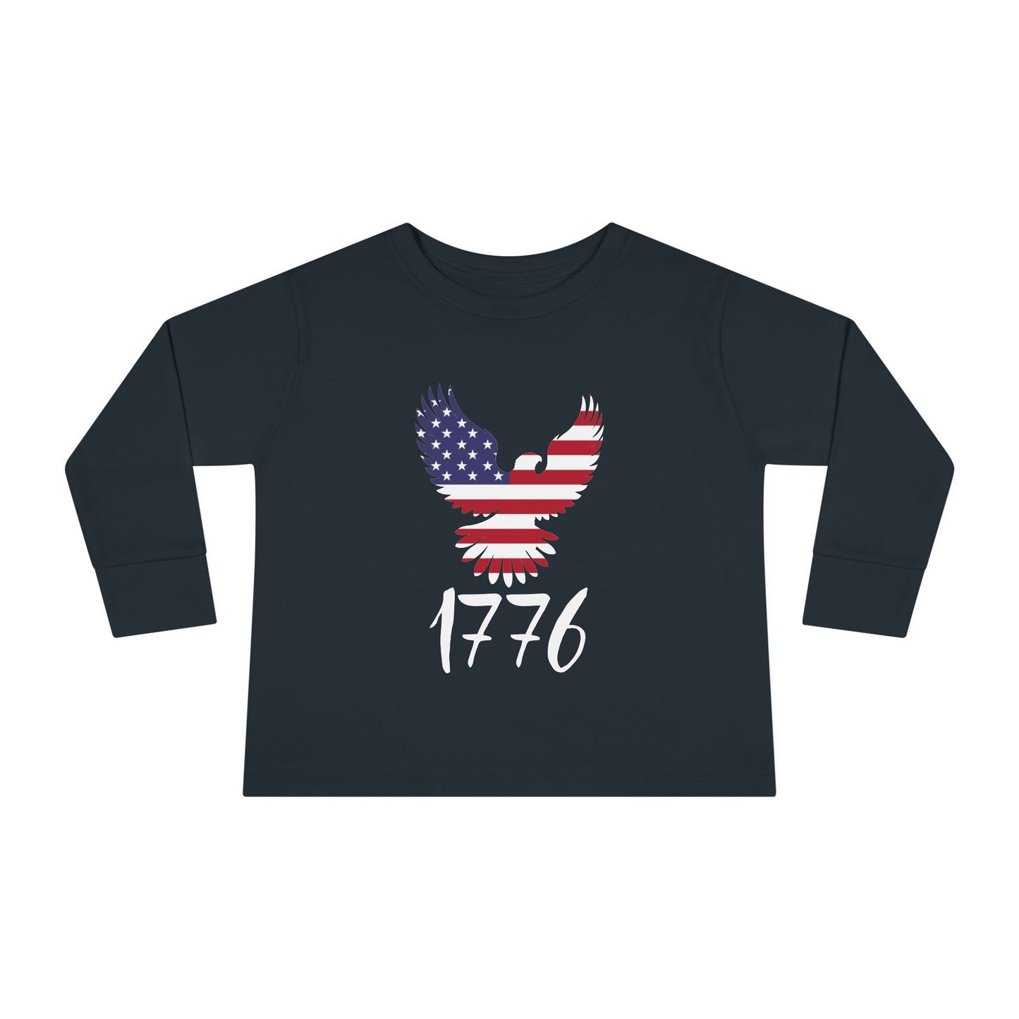 Premium Toddler Long Sleeve Tee - 1776 Heritage | Patriotic American Eagle
