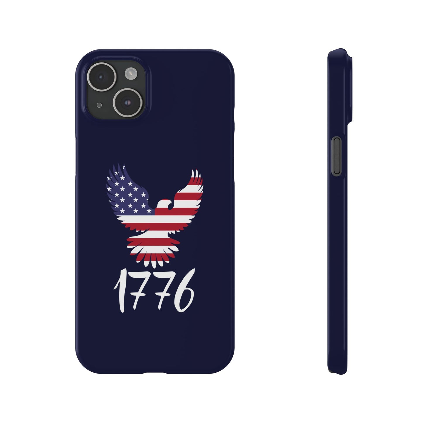 1776 Heritage Premium Slim Phone Case | USA Bald Eagle Graphic