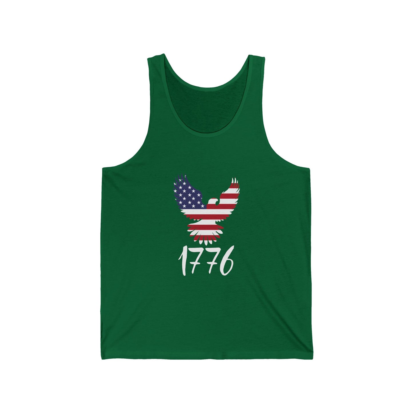 1776 Heritage Men's Tank Top | USA Bald Eagle Graphic