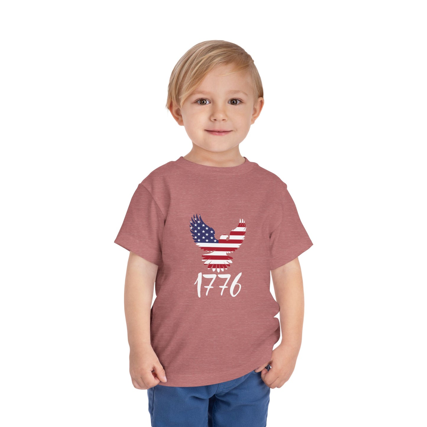 1776 Heritage Toddler T-Shirt | USA Bald Eagle Graphic Tee