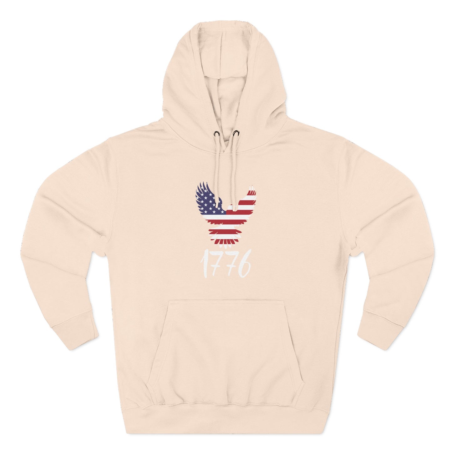 1776 Heritage Premium Hoodie | USA Bald Eagle Graphic Sweatshirt