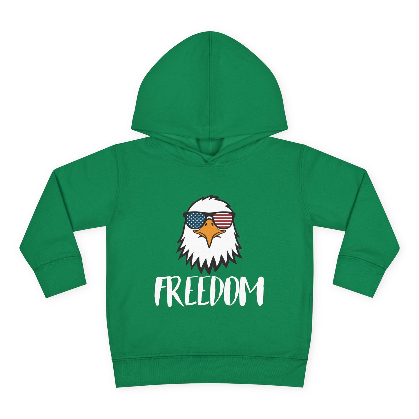 Freedom Eagle Aviator Toddler Hoodie | USA Bald Eagle Graphic