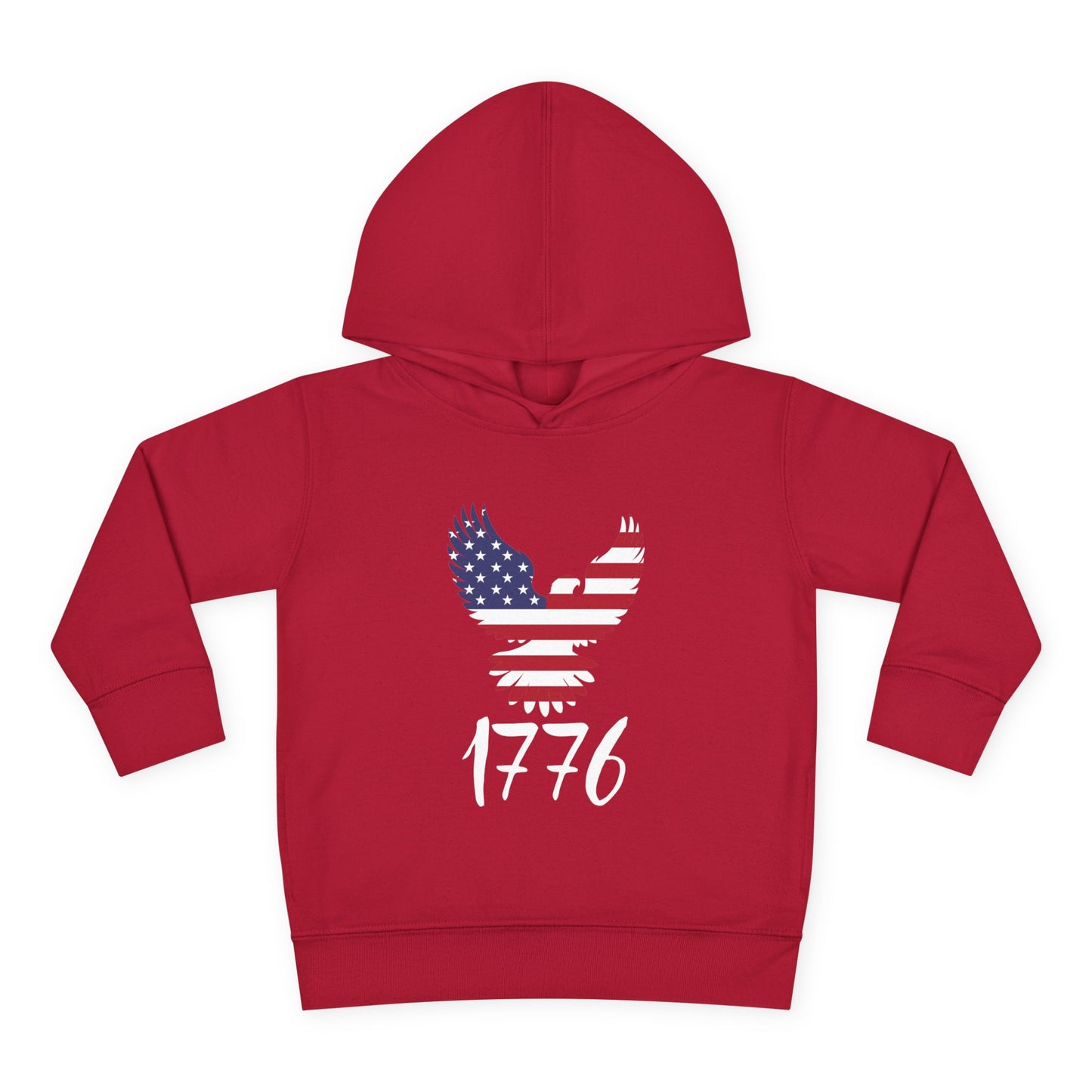 1776 Heritage Toddler Hoodie | USA Bald Eagle Graphic