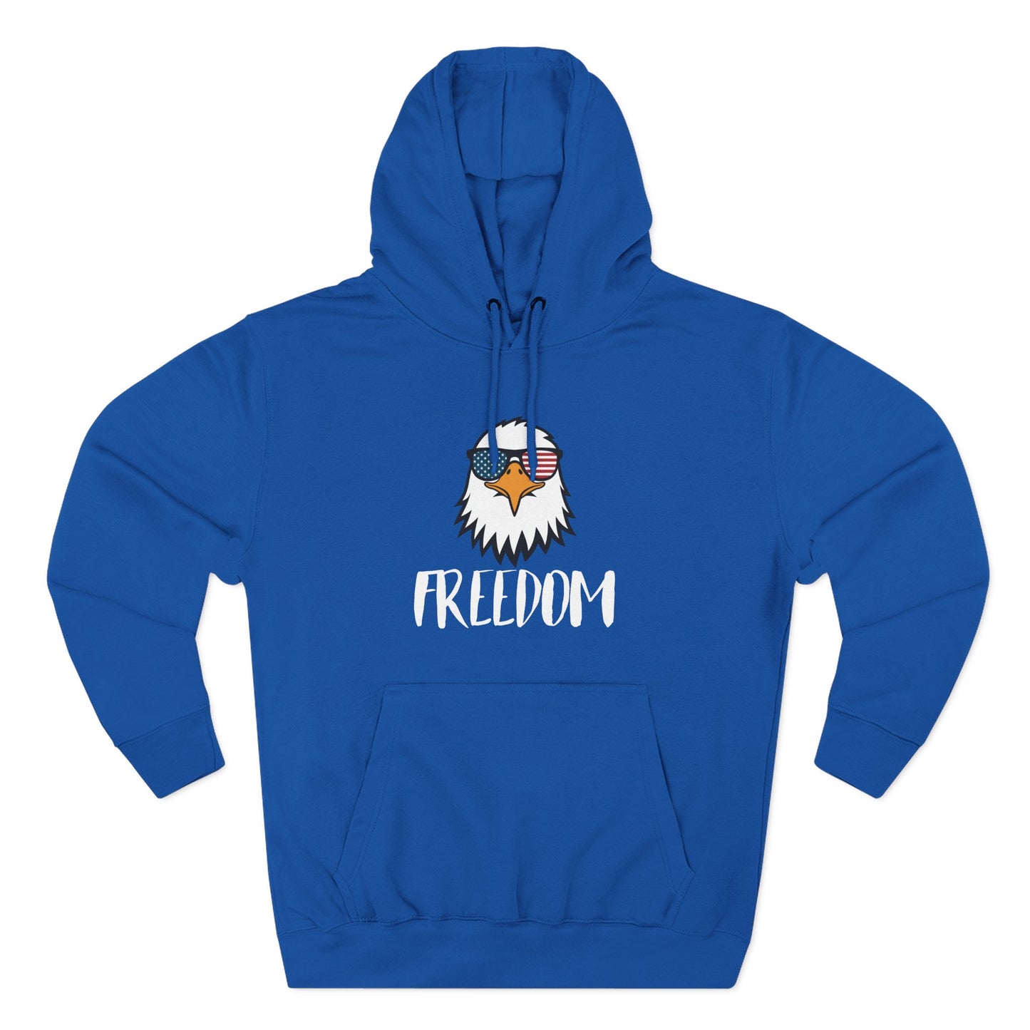 Freedom Eagle Aviator Premium Hoodie | USA Bald Eagle Graphic