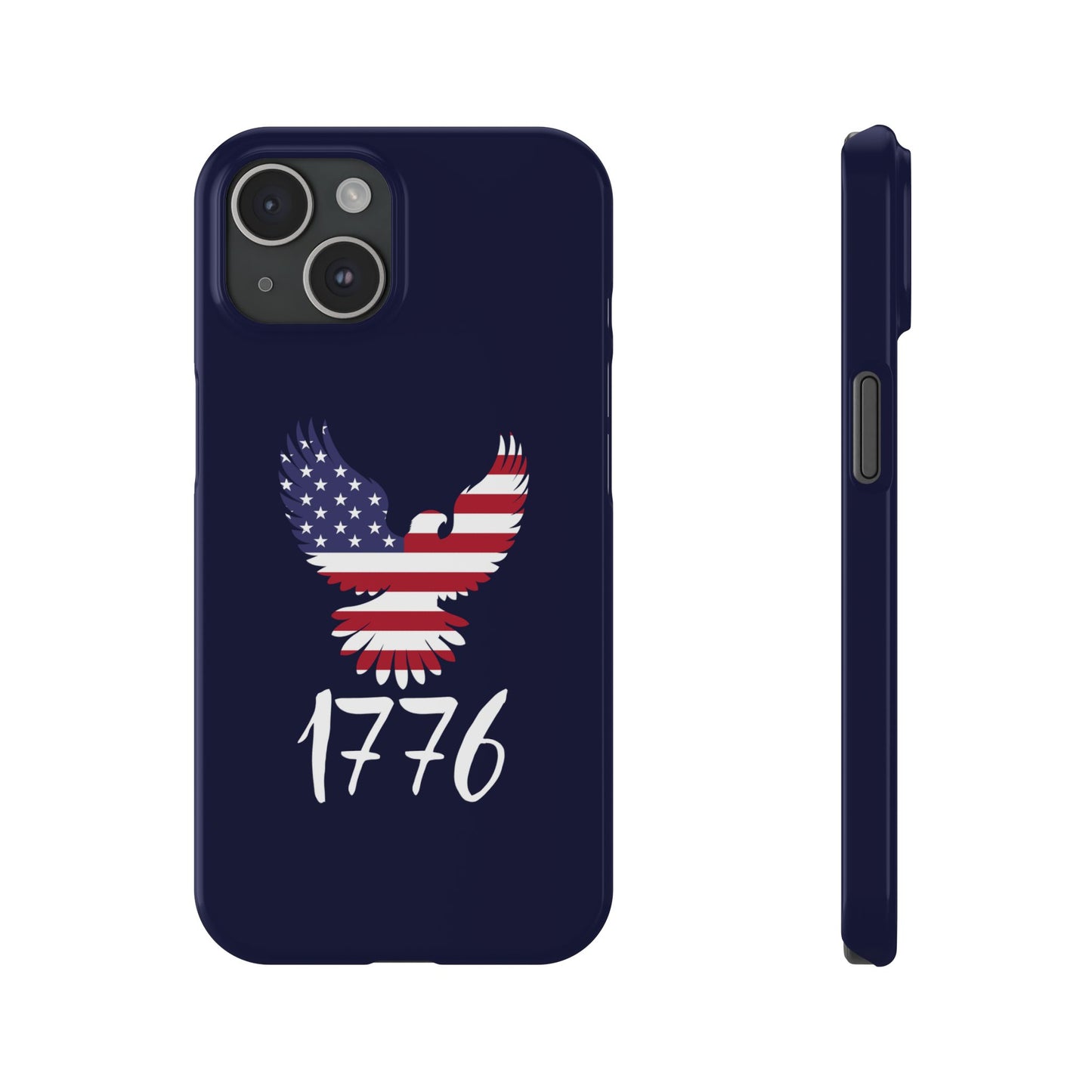 1776 Heritage Premium Slim Phone Case | USA Bald Eagle Graphic
